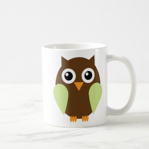 Mug Hibou vert