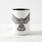 Mug Hibou Zendoodle de vol (Centre)