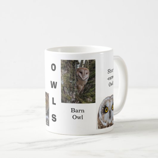 Mug Hiboux (Devant droit)