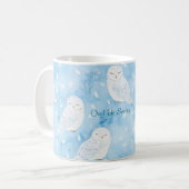 Mug Hiboux Bleus Blancs (Devant gauche)