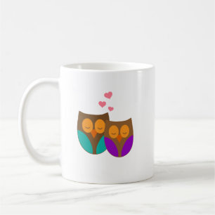 Mug Hiboux dans un nid