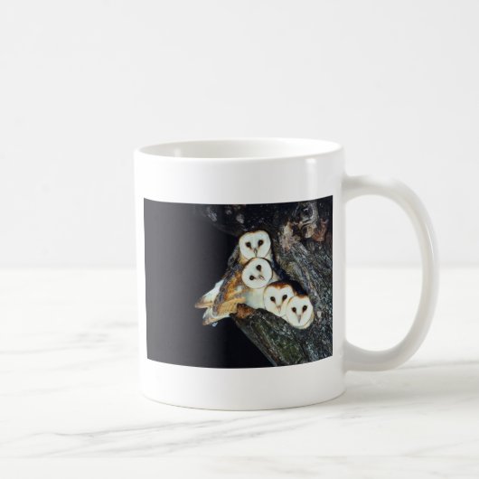 Mug Hiboux de grange dans un arbre (Droite)