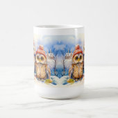 Mug Hiboux de Noël (Centre)