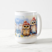 Mug Hiboux de Noël (Devant droit)