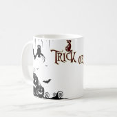 Mug Hiboux Halloween de citrouilles (Devant gauche)