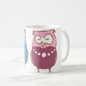 Mug Hiboux heureux (Devant droit)