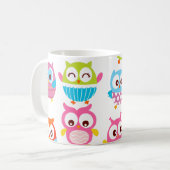 Mug Hiboux mignons de Litte (Devant gauche)