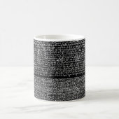 Mug Hiéroglyphe Langue Égypte Ancienne Texte Gravé (Centre)