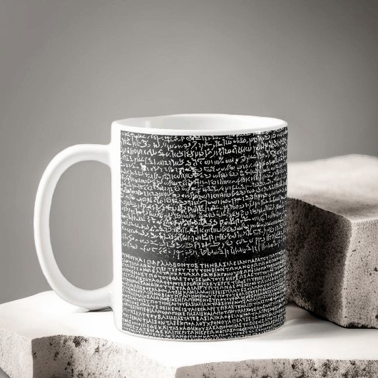 Mug Hiéroglyphe Langue Égypte Ancienne Texte Gravé