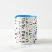 Mug Hiéroglyphes Égypte ancienne Pharaon (Centre)