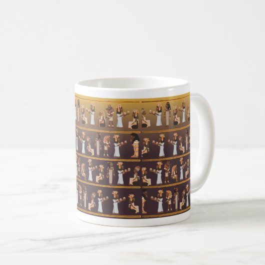 Mug Hiéroglyphes égyptiens (Devant droit)