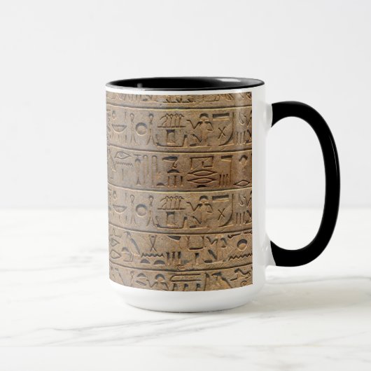 Mug Hiéroglyphes égyptiens anciens amoureux de l'histo (Droite)