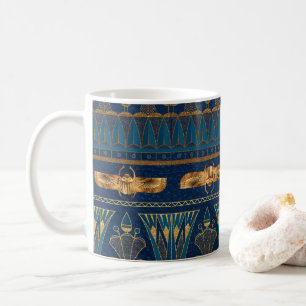 Mug Hiéroglyphes égyptiens Coléoptères dorés Paillette