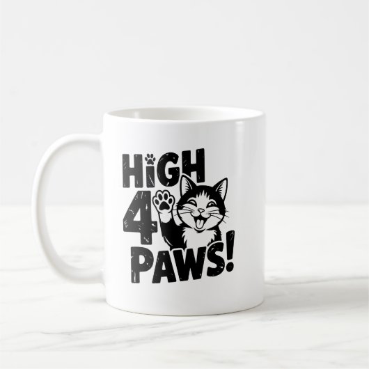 Mug High 4 Paws Cat (Gauche)