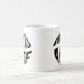 Mug High As A Kite Black Typography (Centre)