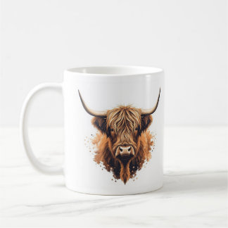 Mug Highland Coo Greeting Card - 