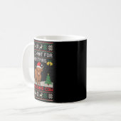 Mug Highland Cow Christmas Ugly Sweater Style Festive  (Devant gauche)