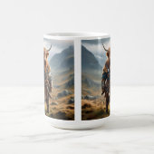Mug Highland Cow Viking, (Centre)