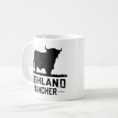 Mug Highland Rancher - Scottish Highland Cow For Cattl (Devant gauche)