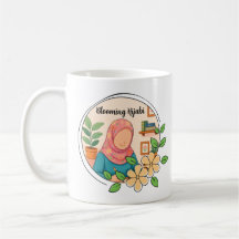 Mug Hijabi en Fleur