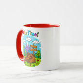 Mug Hike Time Kids Crayon Adventure Art (Devant gauche)