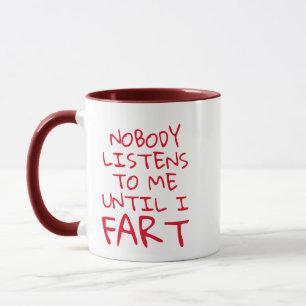 Mug Hilarious Puns Mug, Amusant Personne Ne M'Écoute