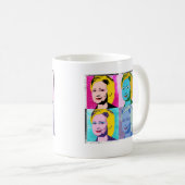 Mug hillary 2016 pop art - - (Devant droit)