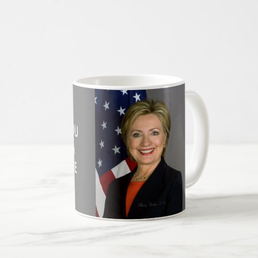 Mug Hillary Clinton (Devant droit)