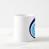 Mug hillary clinton 08. bulles bleues. (Centre)