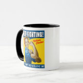 Mug Hillary Clinton Continuez à lutter (Devant gauche)