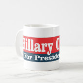 Mug Hillary Clinton pour le président 2016 (Devant gauche)