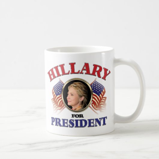Mug Hillary Clinton pour le président 2016 (Droite)