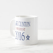 Mug Hillary Clinton pour le président 2016 (Devant gauche)