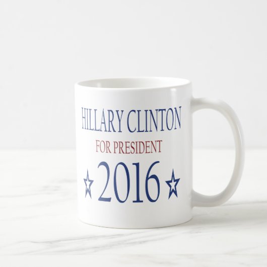 Mug Hillary Clinton pour le président 2016 (Droite)