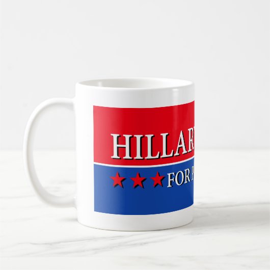MUG "HILLARY POUR LA PRISON 2016 " (Gauche)