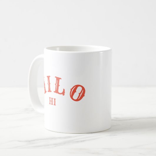 Mug Hilo, HawaiI (Devant gauche)