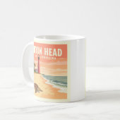 Mug Hilton Head Caroline du Sud vintage (Devant gauche)