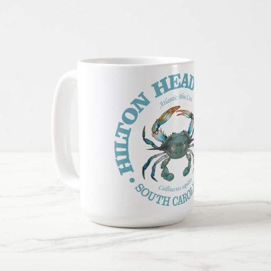 Mug Hilton Head (crabe bleu) (Devant gauche)