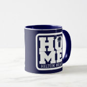 Mug Hilton Head South Carolina HOME Drapeau Souvenirs (Devant droit)
