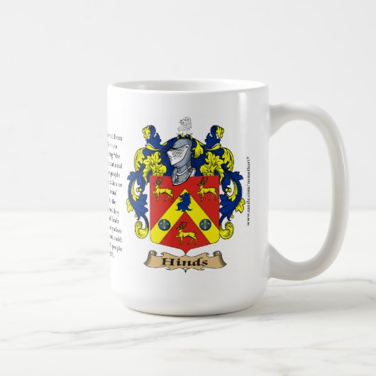 Mug Hinds, l'origine, la signification et la crête (Droite)