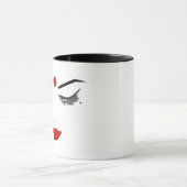 Mug Hindu Dot Beauté Visage Lashes & Red Lips Maquilla (Centre)