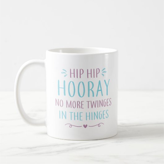 Mug Hip Hip Hooray Plus De Jumeaux Dans Les Charnières (Gauche)
