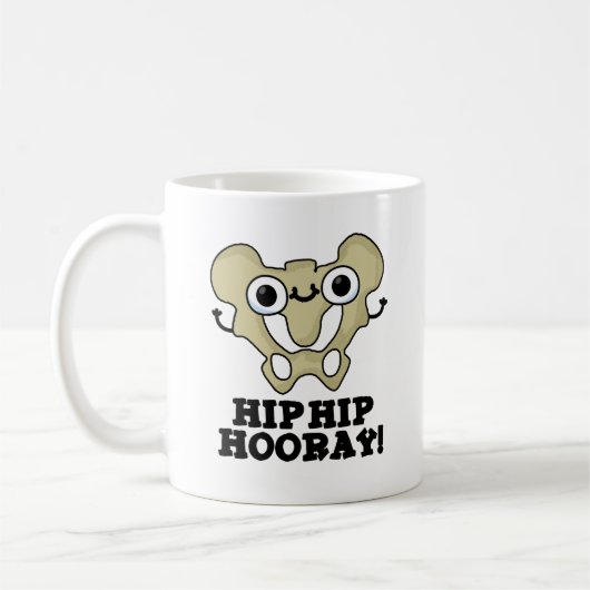 Mug Hip Hip Hop Funny Anatomy Pun (Gauche)