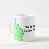 Mug Hip Hip Hourra - Anniversaire (Devant gauche)