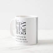 Mug Hip hip hourra fête de remise de diplômes photo (Devant gauche)