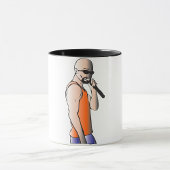 Mug Hip hop cool Bald Guy Singer avec microphone