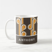 Mug Hip Personnalisée Courbes Abstraites Fusion indust (Gauche)