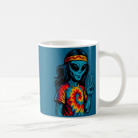 Mug Hipe Alien Tie-dye Design  (Droite)