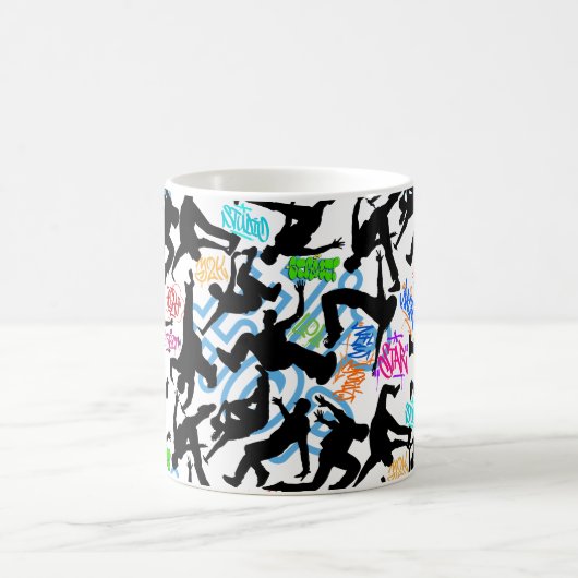Mug HipHop 50. Motif de danse (Centre)