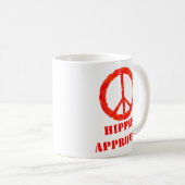 Mug Hippie approuvée (Devant droit)